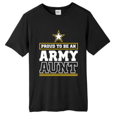 Proud Army Aunt Funny Gift Proud To Be An Army Aunt Tall Fusion ChromaSoft Performance T-Shirt