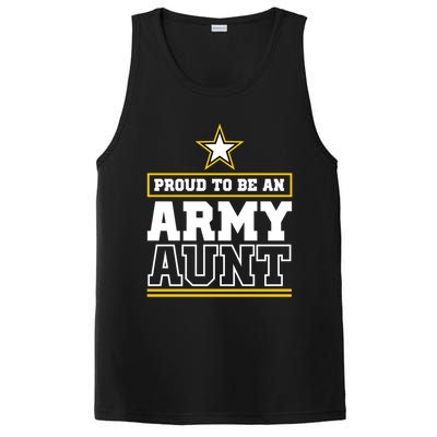 Proud Army Aunt Funny Gift Proud To Be An Army Aunt PosiCharge Competitor Tank