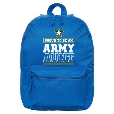 Proud Army Aunt Funny Gift Proud To Be An Army Aunt 16 in Basic Backpack