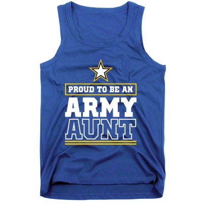 Proud Army Aunt Funny Gift Proud To Be An Army Aunt Tank Top