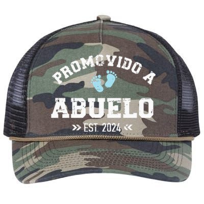 Promovido A Abuelo 2024 Retro Rope Trucker Hat Cap