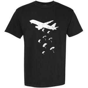 Paratrooper Army Airborne Parachute Jump Paratroops Garment-Dyed Heavyweight T-Shirt