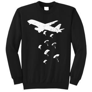 Paratrooper Army Airborne Parachute Jump Paratroops Sweatshirt