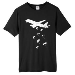 Paratrooper Army Airborne Parachute Jump Paratroops Tall Fusion ChromaSoft Performance T-Shirt