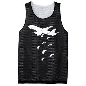 Paratrooper Army Airborne Parachute Jump Paratroops Mesh Reversible Basketball Jersey Tank