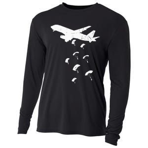 Paratrooper Army Airborne Parachute Jump Paratroops Cooling Performance Long Sleeve Crew