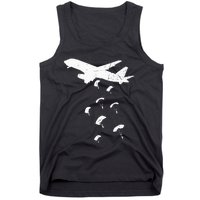 Paratrooper Army Airborne Parachute Jump Paratroops Tank Top