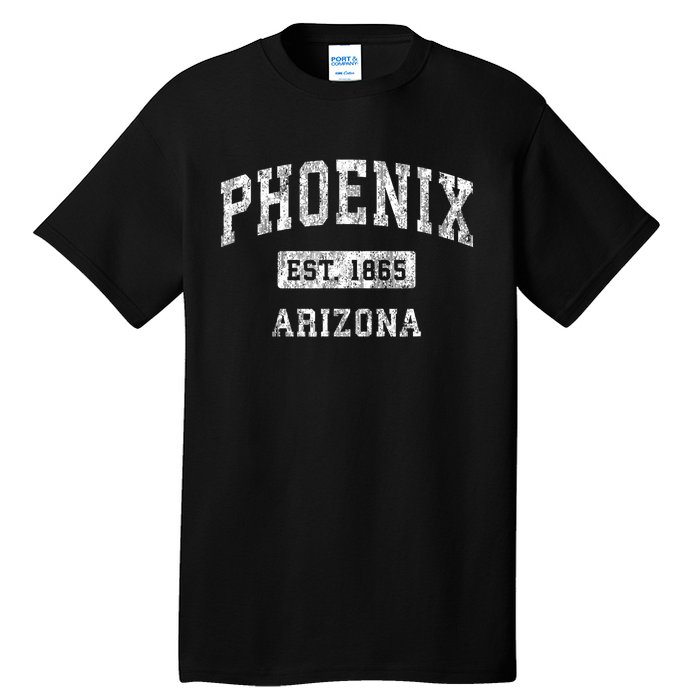 Phoenix Arizona Az Vintage Established Sports Tall T-Shirt