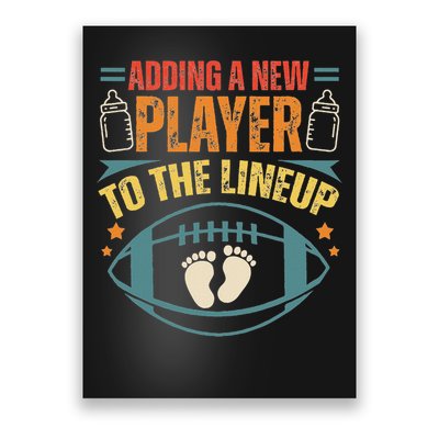 Pregnancy Announcement Adding A New Player To The Lineup Poster