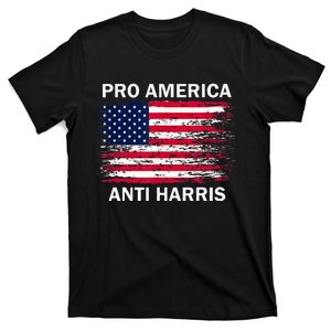 Pro America Anti Kamala Flag Kamala Harris Anti Harris T-Shirt