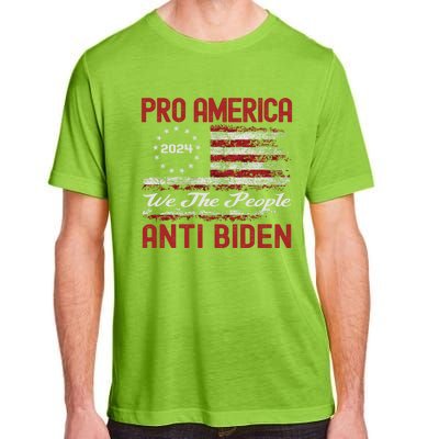 Proamerica Antibiden American Usa Flag Funny Gift Adult ChromaSoft Performance T-Shirt