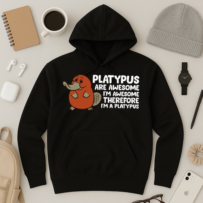 Platypus Are Awesome Im Awesome Therefore Im A Platypus Hoodie