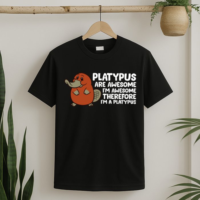 Platypus Are Awesome Im Awesome Therefore Im A Platypus T-Shirt
