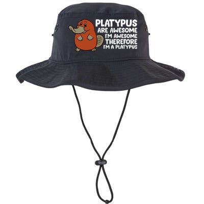 Platypus Are Awesome Im Awesome Therefore Im A Platypus Bucket Hat