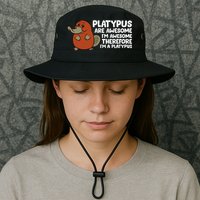 Platypus Are Awesome Im Awesome Therefore Im A Platypus Bucket Hat