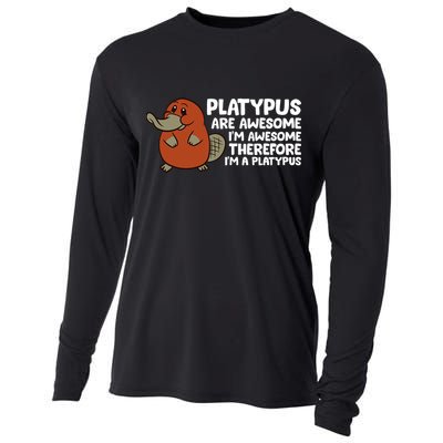 Platypus Are Awesome Im Awesome Therefore Im A Platypus Cooling Performance Long Sleeve Crew
