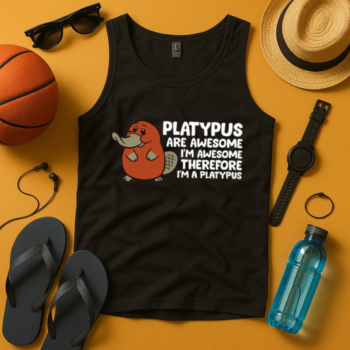 Platypus Are Awesome Im Awesome Therefore Im A Platypus Tank Top