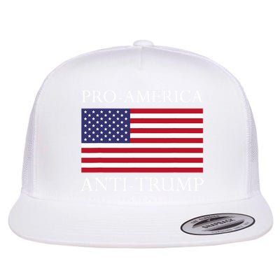 Pro America Anti Trump American Usa Flag Resist Flatbill Hat