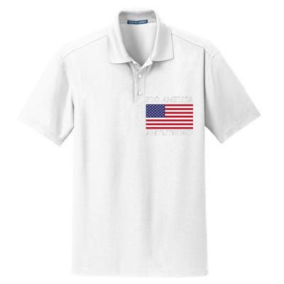 Pro America Anti Trump American Usa Flag Resist Dry Zone Grid Polo