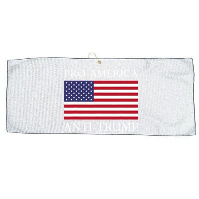 Pro America Anti Trump American Usa Flag Resist Large Microfiber Waffle Golf Towel