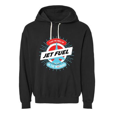 Pilot Aviator Aviation Cockpit Airplane Captain Pilot Garment-Dyed Fleece Hoodie