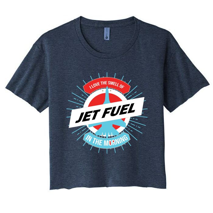 Pilot Aviator Aviation Cockpit Airplane Captain Pilot Women's Crop Top Tee