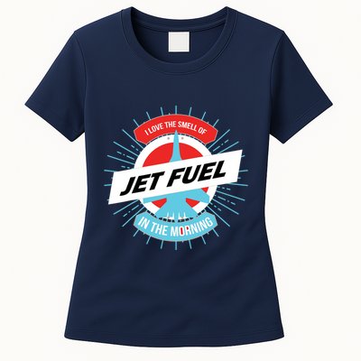 Pilot Aviator Aviation Cockpit Airplane Captain Pilot Womens T-Shirt