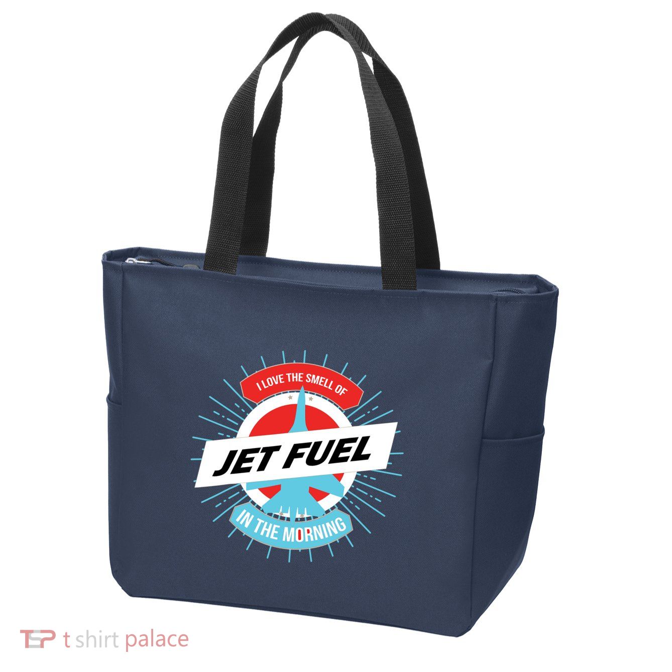 Pilot Aviator Aviation Cockpit Airplane Captain Pilot Zip Tote Bag