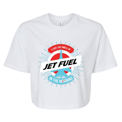 Pilot Aviator Aviation Cockpit Airplane Captain Pilot Bella+Canvas Jersey Crop Tee