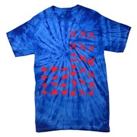 Pilot Airplane American Flag Plane Aviation Gift Patriotic Funny Gift Tie-Dye T-Shirt