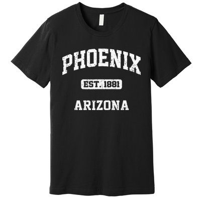 Phoenix Arizona AZ Vintage State Athletic Style Premium T-Shirt