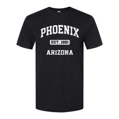 Phoenix Arizona AZ Vintage State Athletic Style Softstyle CVC T-Shirt