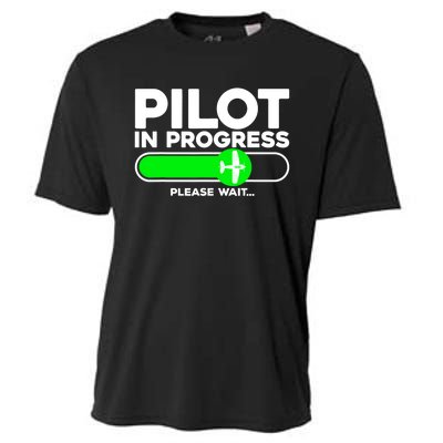 Pilot Art Airline Future Pilot Aviation Airplane Cooling Performance Crew T-Shirt