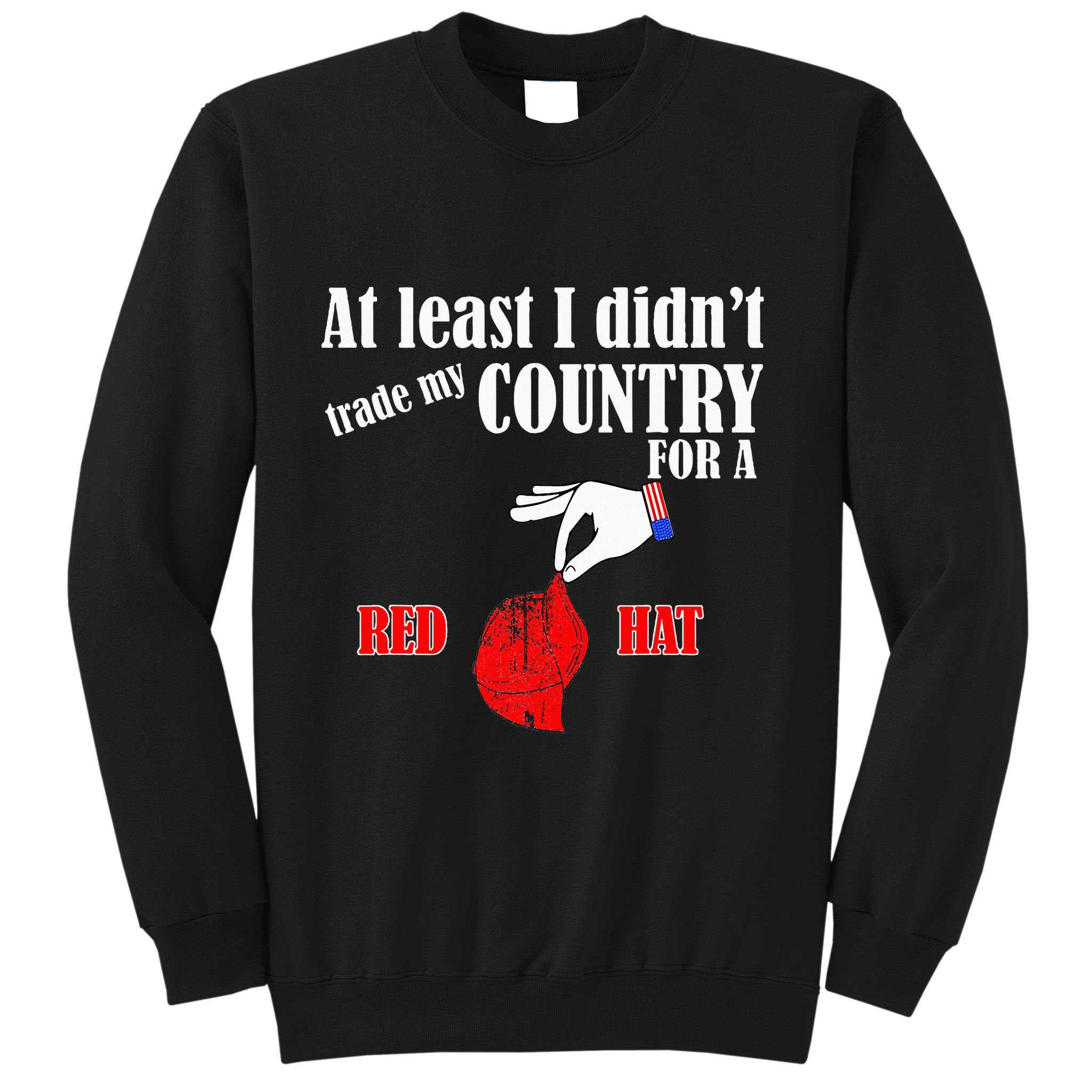 Pro America Anti Trump American Usa Flag Democracy Sweatshirt