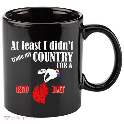 Pro America Anti Trump American Usa Flag Democracy 11oz C Handle Ceramic Mug
