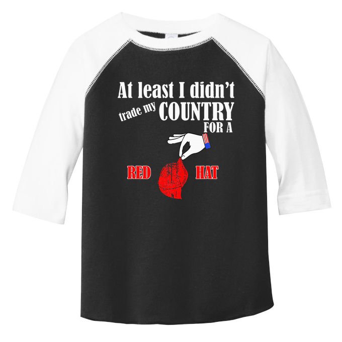 Pro America Anti Trump American Usa Flag Democracy Toddler Fine Jersey T-Shirt