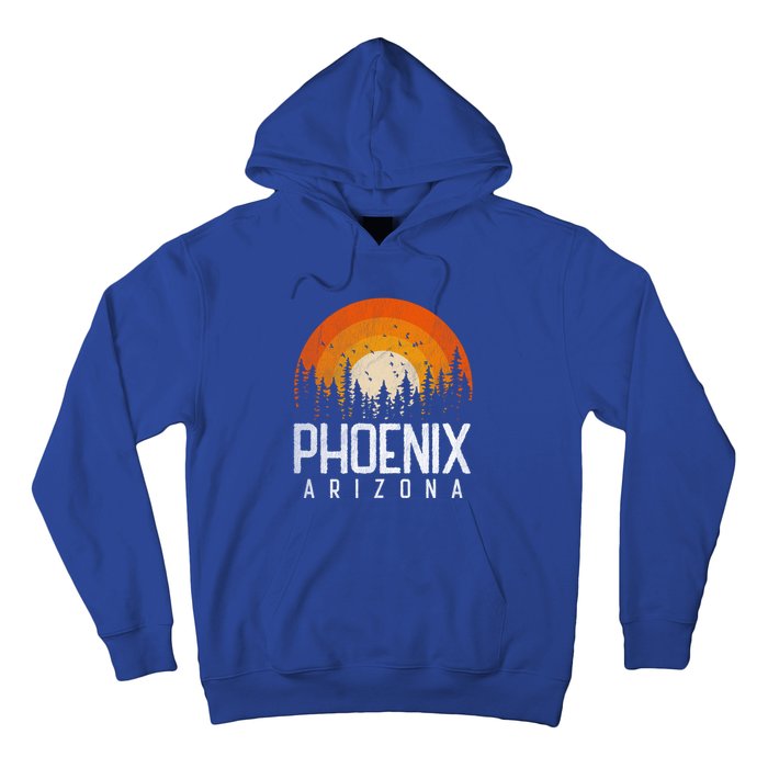 Phoenix Arizona Az Vintage Retro Style City 70s 80s 90s Gift Cool Gift Hoodie