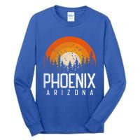 Phoenix Arizona Az Vintage Retro Style City 70s 80s 90s Gift Cool Gift Tall Long Sleeve T-Shirt