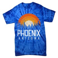 Phoenix Arizona Az Vintage Retro Style City 70s 80s 90s Gift Cool Gift Tie-Dye T-Shirt