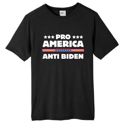 Pro America Anti Biden Tall Fusion ChromaSoft Performance T-Shirt