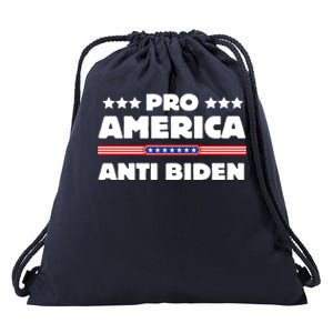 Pro America Anti Biden Drawstring Bag