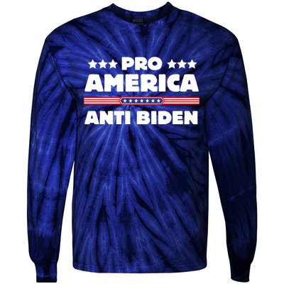 Pro America Anti Biden Tie-Dye Long Sleeve Shirt