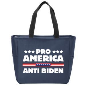 Pro America Anti Biden Zip Tote Bag