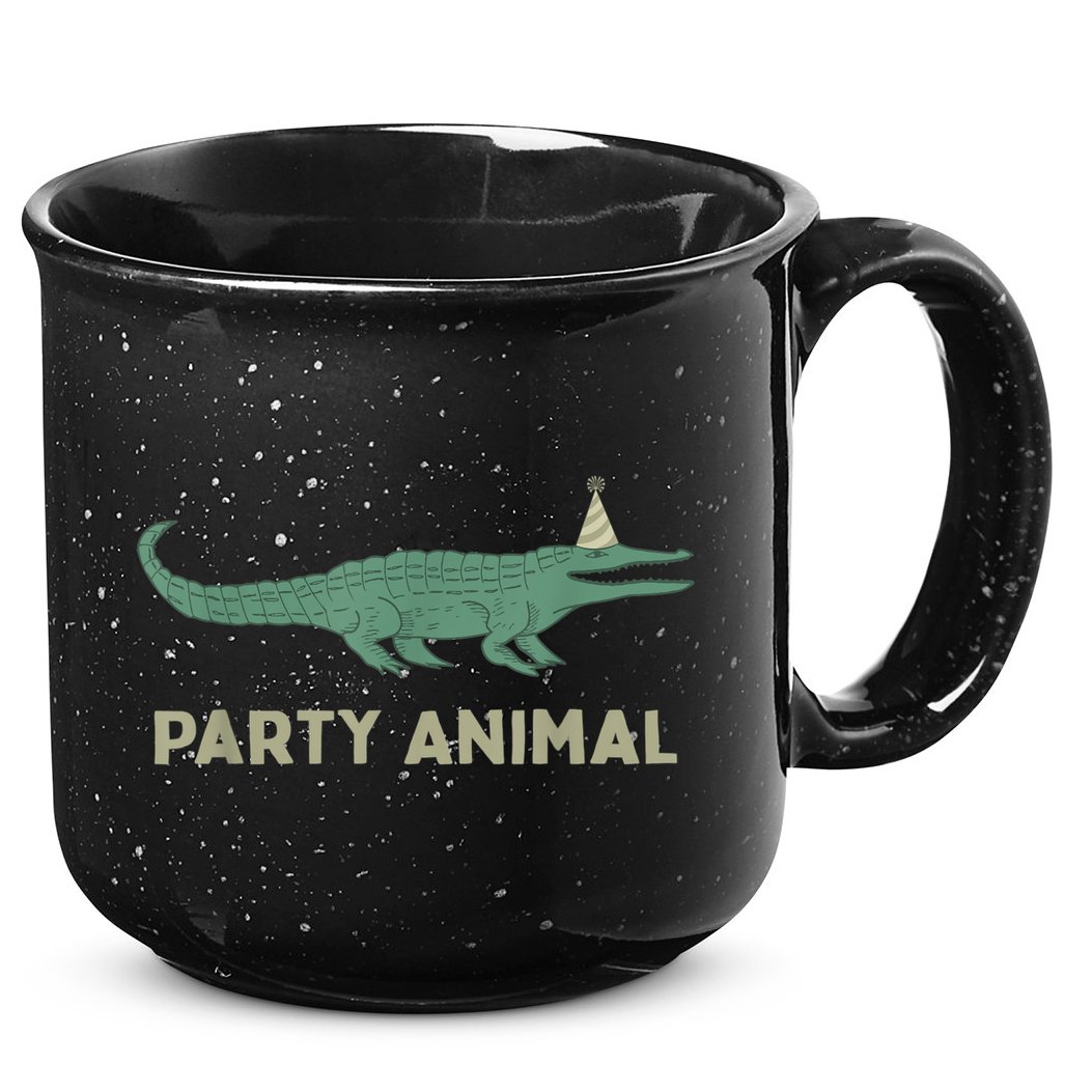 Party Animal Alligator Birthday , Alligator Birthday 15oz Campfire Ceramic Mug