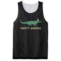 Party Animal Alligator Birthday , Alligator Birthday Mesh Reversible Basketball Jersey Tank