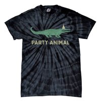 Party Animal Alligator Birthday , Alligator Birthday Tie-Dye T-Shirt