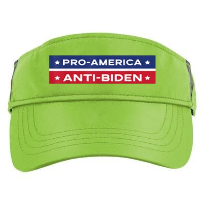 Pro America Anti Biden Flag Usa Impeach Joe Biden Anti Biden Adult Drive Performance Visor