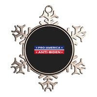 Pro America Anti Biden Flag Usa Impeach Joe Biden Anti Biden Metallic Star Ornament