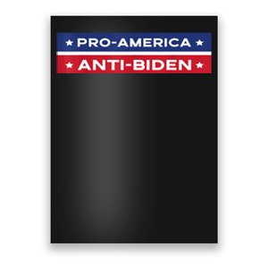 Pro America Anti Biden Flag Usa Impeach Joe Biden Anti Biden Poster