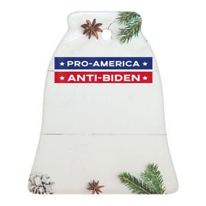 Pro America Anti Biden Flag Usa Impeach Joe Biden Anti Biden Ceramic Bell Ornament